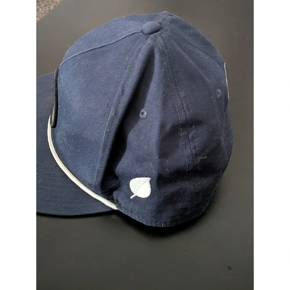 Nike Golf Snapback Hat Truck Rope Flat Brim Cap Navy Blue 1Size‎ OSFM